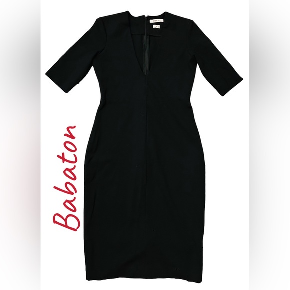 Aritzia Babaton V neck Dress size 2 - Picture 2 of 7